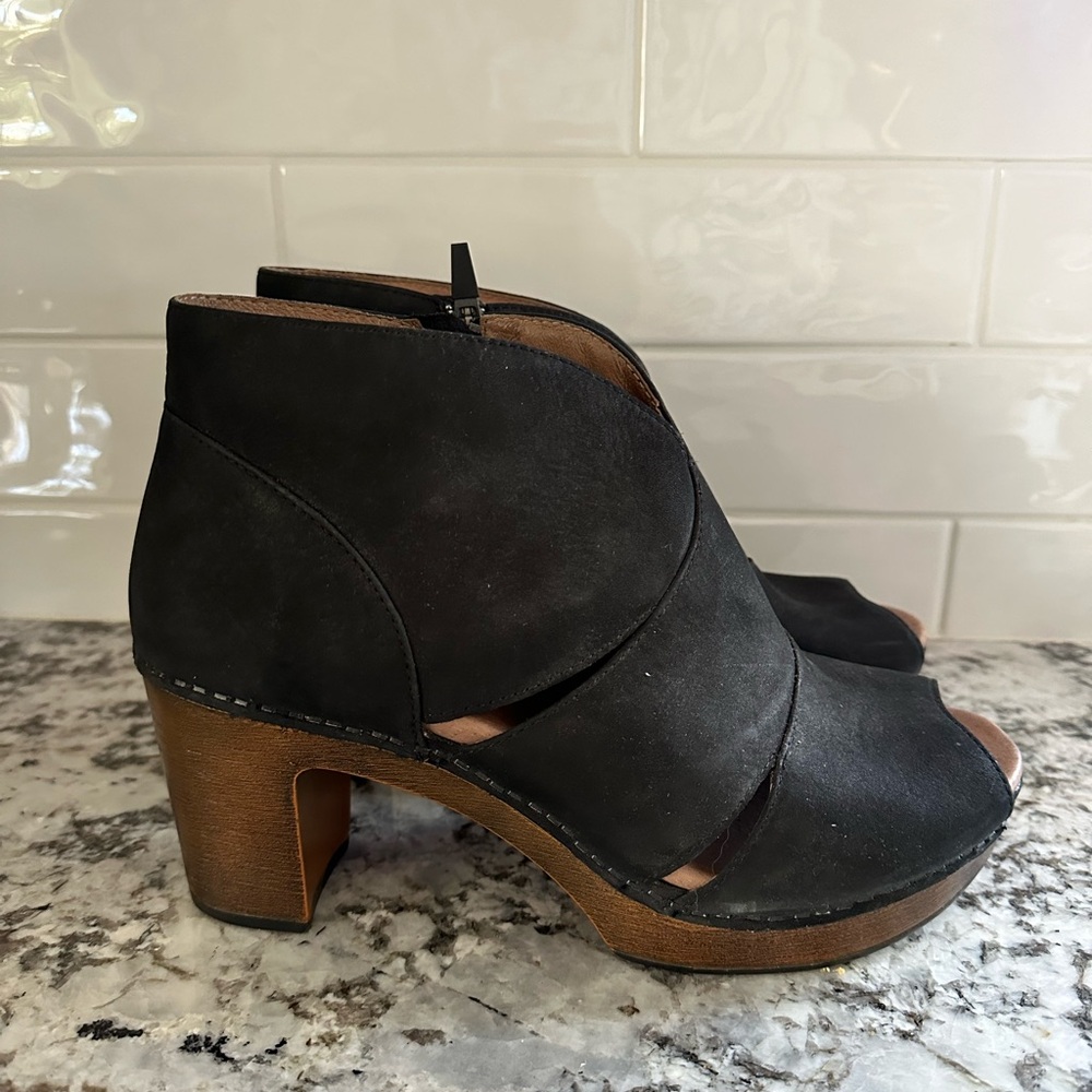 Dansko Black Heeled Boots